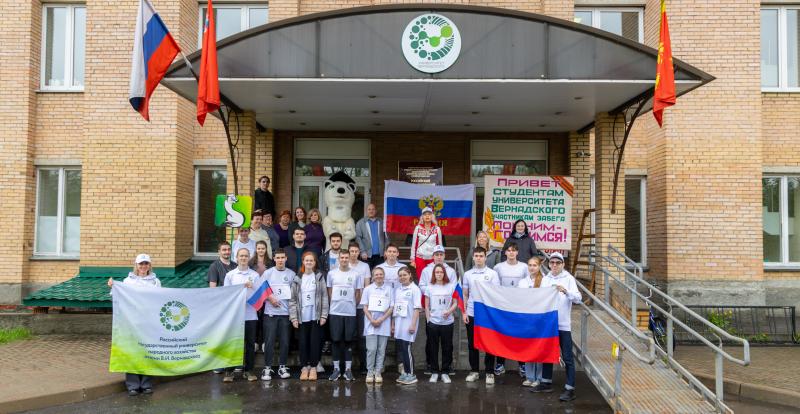 Легкоатлетический забег в Университете Вернадского